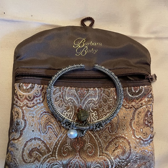 Barbara Bixby Hinged Cuff Bracelet With Pearl Enhancer Charm - Picture 14 of 14